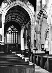St Mary's Church Interior c.1950, Boxford