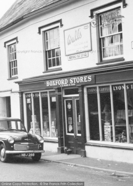 Photo of Boxford, Stores And Post Office c.1960