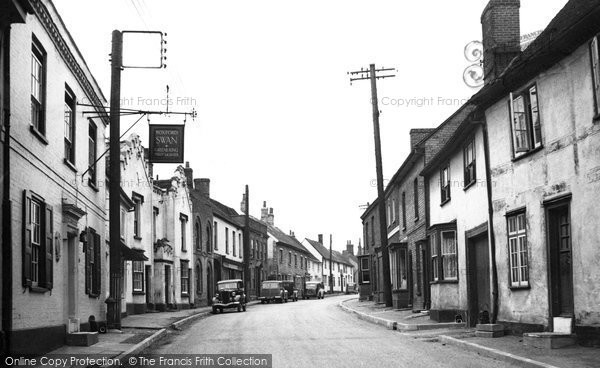 Photo of Boxford, Swan Street c.1955
