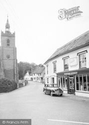 The Church And Post Office c.1960, Boxford
