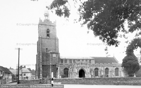 Photo of Boxford, The Church c.1955