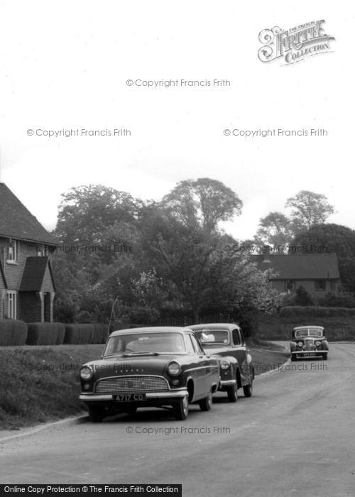 Photo of Boxgrove, Cars On Crouch Cross Lane c.1960