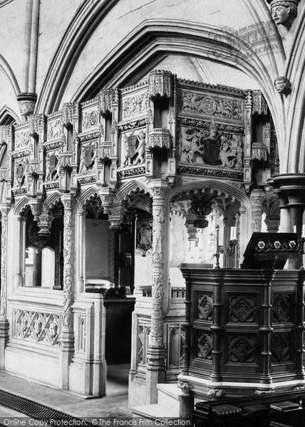 Photo of Boxgrove, Priory Church, De La Warr Chantry 1899