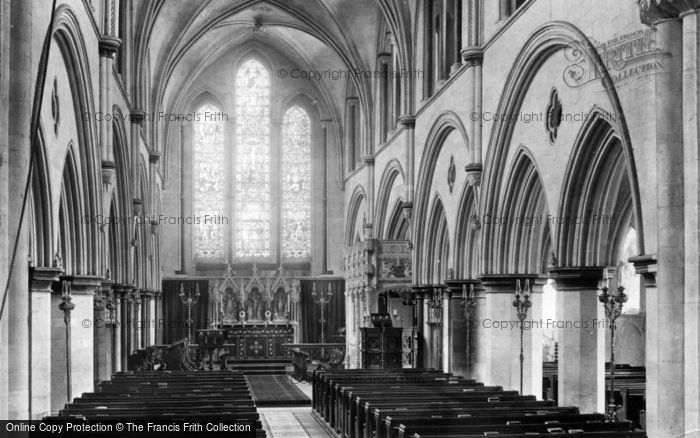 Photo of Boxgrove, Priory Church Interior 1899