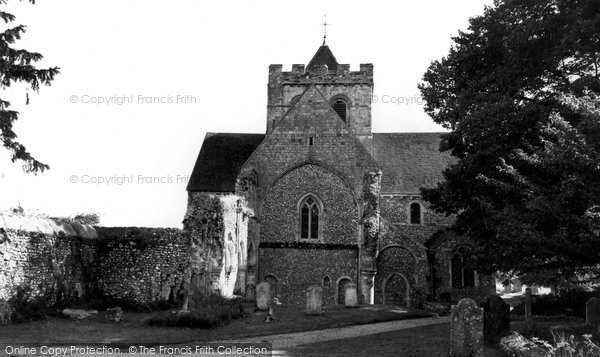 Photo of Boxgrove, Priory Church Of St Mary And St Blaise c.1955