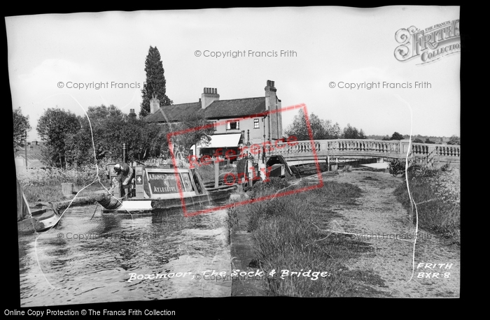Photo of Boxmoor, Lock And Bridge c.1960
