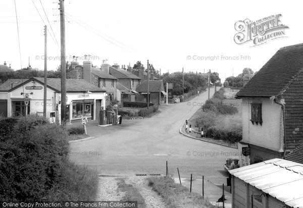 Photo of Brabourne Lees, The Village c.1955