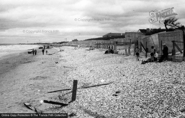 Photo of Bracklesham, Beach West c.1950
