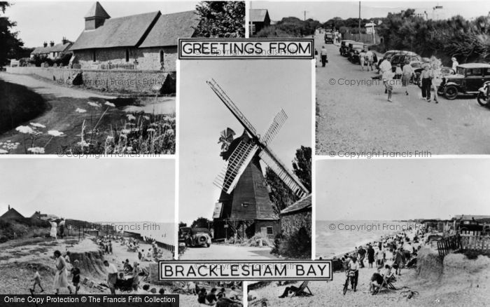 Photo of Bracklesham, Composite c.1955