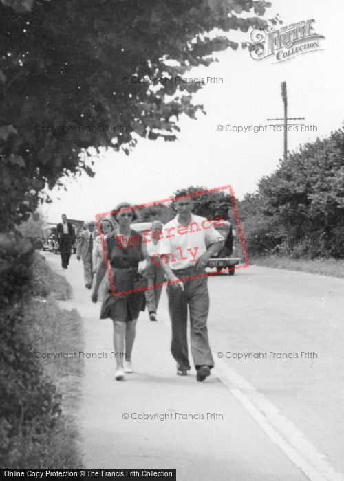 Photo of Bracklesham, Road To The Beach c.1955