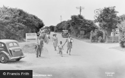 Bracklesham, Road To The Beach c.1955, Bracklesham Bay