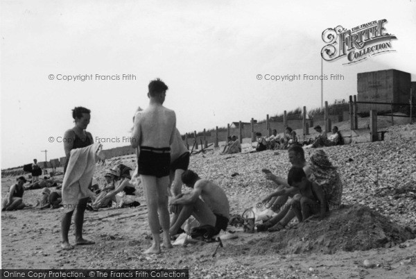 Photo of Bracklesham, Swimmers c.1950