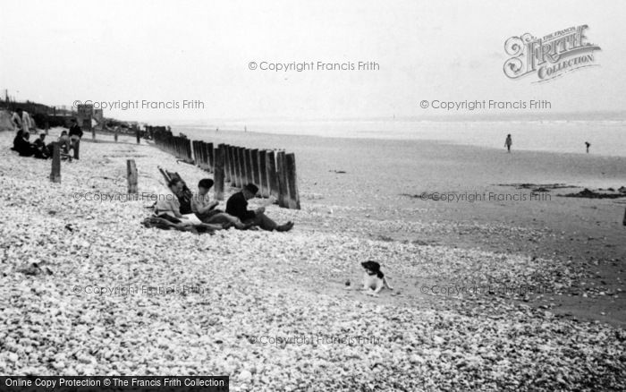 Photo of Bracklesham, The Beach c.1950