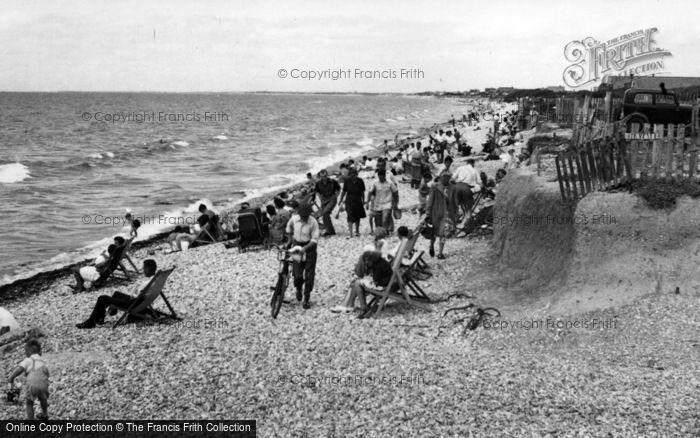 Photo of Bracklesham, The Beach c.1955