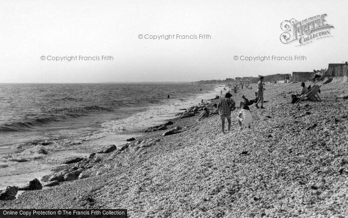 Photo of Bracklesham, The Beach c.1955