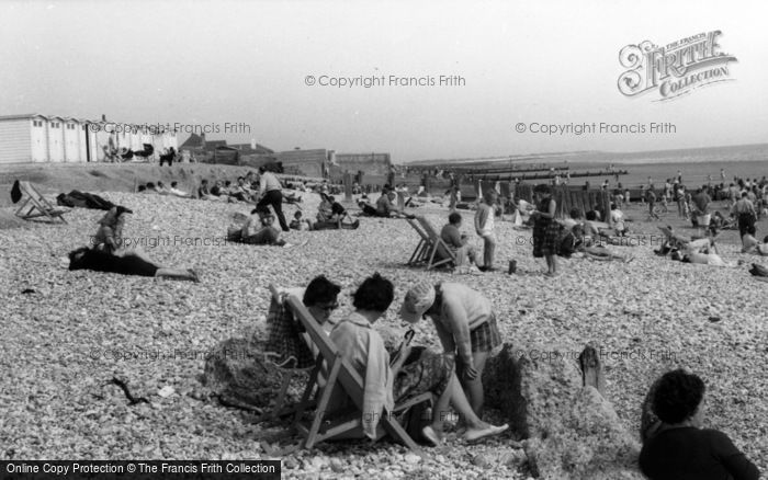 Photo of Bracklesham, The Beach c.1960