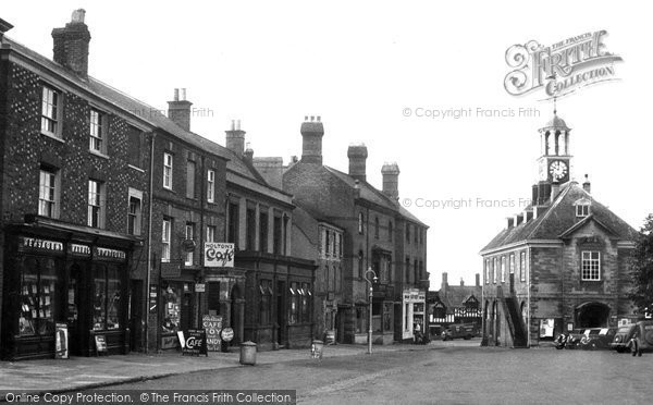 Photo of Brackley, Market Place And Town Hall c.1955