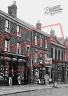 Shops In Market Place c.1955, Brackley