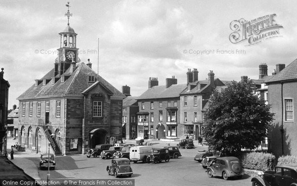Photo of Brackley, Town Hall And Market Place c.1955