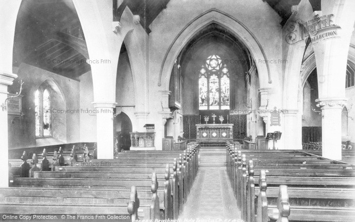 Photo of Bracknell, Holy Trinity Church Interior 1901