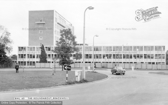 Photo of Bracknell, The Roundabout c.1965
