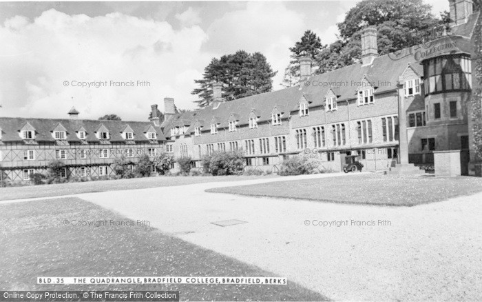 Photo of Bradfield, College, The Quadrangle c.1960