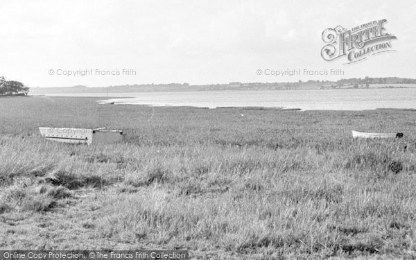Photo of Bradfield, River Stour And Foreshore c.1955