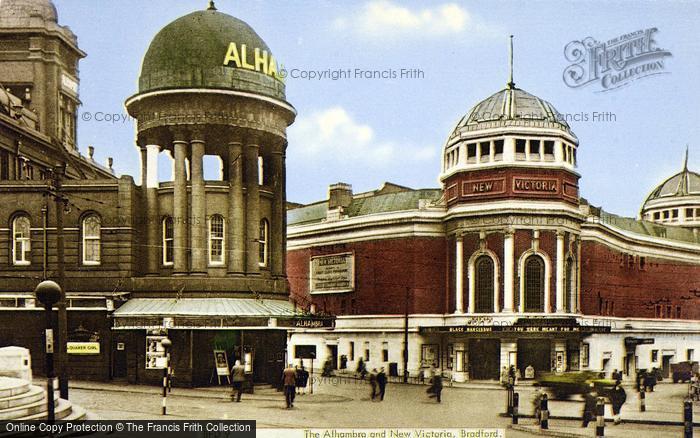 Photo of Bradford, Alhambra And New Victoria Theatre c.1950
