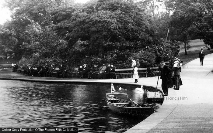 Photo of Bradford, Boating, Lister Park 1897