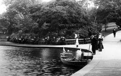 Boating, Lister Park 1897, Bradford