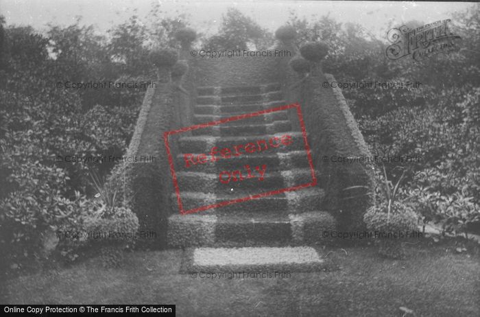 Photo of Bradford, Bowling Park, Floral Stairway 1921