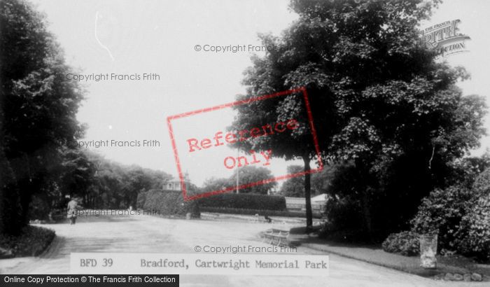 Photo of Bradford, Cartwright Memorial Park c.1955