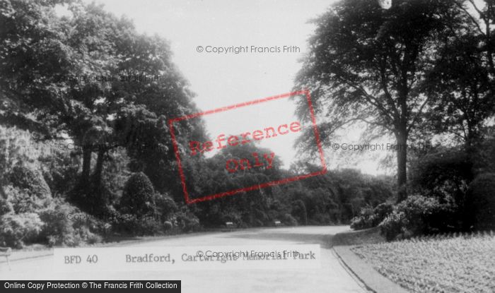 Photo of Bradford, Cartwright Memorial Park c.1955