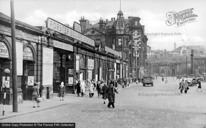Photo of Bradford, Forster Square And The Station c.1950