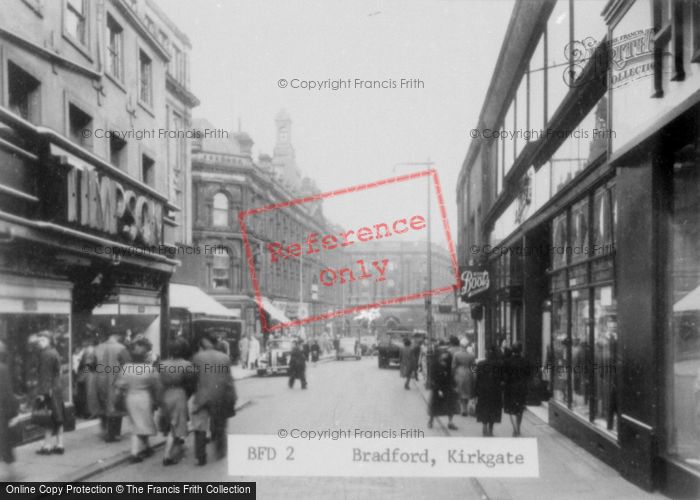 Photo of Bradford, Kirkgate c.1950