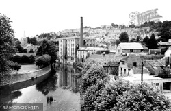 Bradford-on-Avon, Abbey Mill And Tory c.1955, Bradford-on-Avon