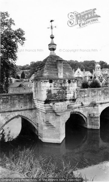 Photo of Bradford On Avon, Blind House On The Bridge c.1955