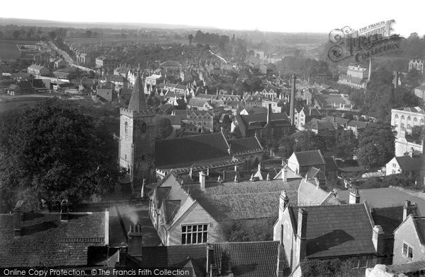 Photo of Bradford On Avon, Elevated View c.1900
