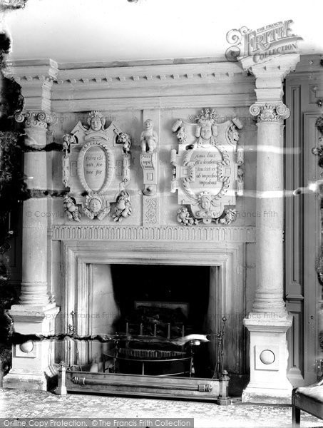Photo of Bradford On Avon, Kingston House, A Fireplace c.1900