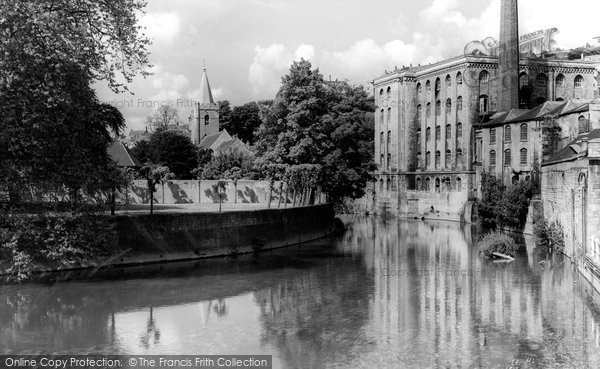 Photo of Bradford On Avon, River Avon c.1955
