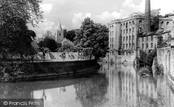 Bradford-on-Avon, River Avon c.1955, Bradford-on-Avon