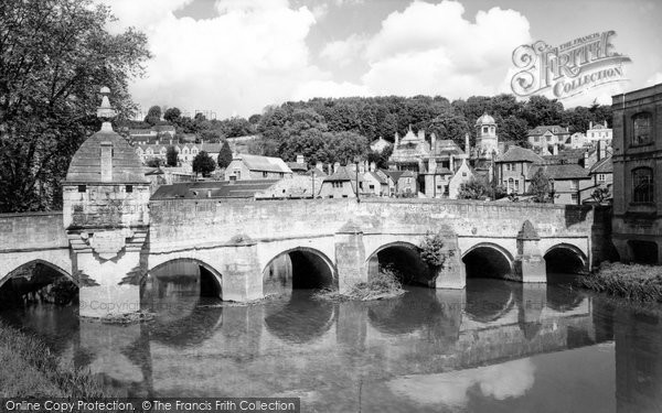 Photo of Bradford On Avon, The Bridge And Blind House c.1955