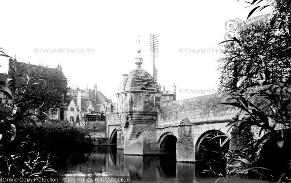 Photo of Bradford On Avon, Town Bridge 1914