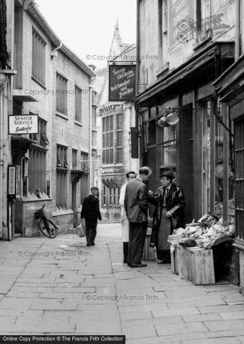 Photo of Bradford On Avon, Townsfolk In The Shambles c.1955