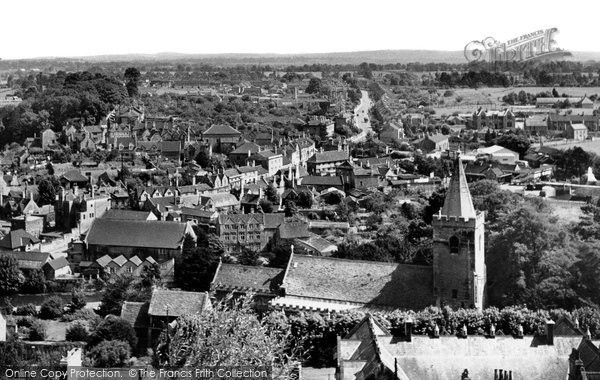 Photo of Bradford On Avon, View From Tory c.1955