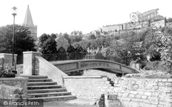 Bradford-on-Avon, View Of Three Churches And New Bridge c.1965, Bradford-on-Avon