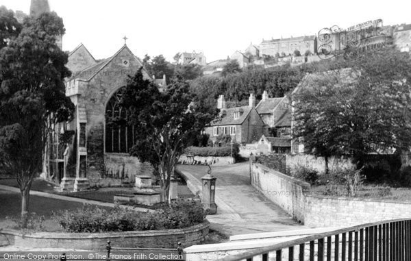 Photo of Bradford On Avon, View Of Three Churches From New Bridge c.1965