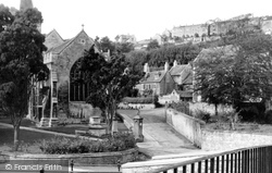 Bradford-on-Avon, View Of Three Churches From New Bridge c.1965, Bradford-on-Avon