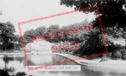 Peel Park Lake c.1965, Bradford