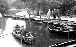 Rowing On Lister Park Lake 1921, Bradford
